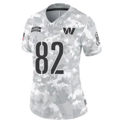 Washington Commanders Women's Limited Arctic Camo 2024 Salute to Service Jersey (82 Ben Sinnott)