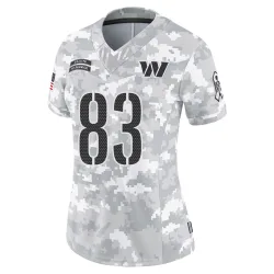 Washington Commanders Women's Limited Arctic Camo 2024 Salute to Service Jersey (83 Jaylin Lane)