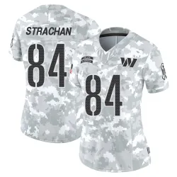 Washington Commanders Women's Limited Arctic Camo 2024 Salute to Service Jersey (84 Mike Strachan)