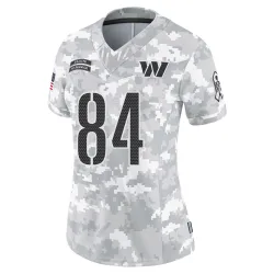 Washington Commanders Women's Limited Arctic Camo 2024 Salute to Service Jersey (84 Mike Strachan)