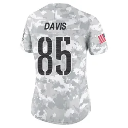Washington Commanders Women's Limited Arctic Camo 2024 Salute to Service Jersey (85 Vernon Davis)