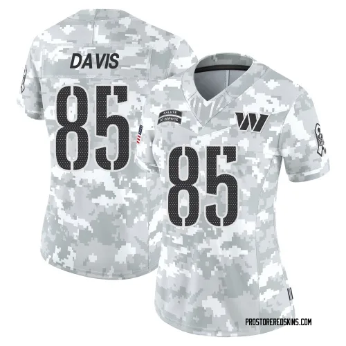 Washington Commanders Women's Limited Arctic Camo 2024 Salute to Service Jersey (85 Vernon Davis)