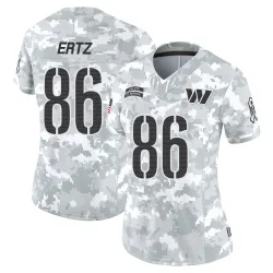 Washington Commanders Women's Limited Arctic Camo 2024 Salute to Service Jersey (86 Zach Ertz)