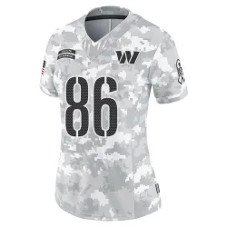 Washington Commanders Women's Limited Arctic Camo 2024 Salute to Service Jersey (86 Zach Ertz)