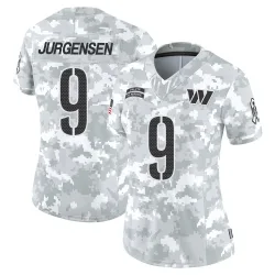 Washington Commanders Women's Limited Arctic Camo 2024 Salute to Service Jersey (9 Sonny Jurgensen)