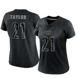 Washington Commanders Women's Limited Black Reflective Jersey (21 Sean Taylor)