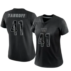 Washington Commanders Women's Limited Black Reflective Jersey (41 Colson Yankoff)