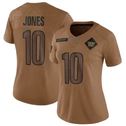 Washington Commanders Women's Limited Brown 2023 Salute To Service Jersey (10 Jacoby Jones)
