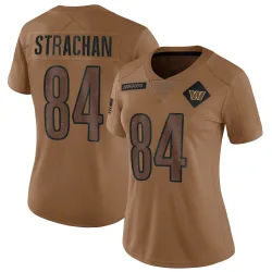 Washington Commanders Women's Limited Brown 2023 Salute To Service Jersey (84 Mike Strachan)