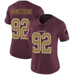 Washington Commanders Women's Limited Burgundy Alternate Vapor Untouchable Jersey (92 Dorance Armstrong)