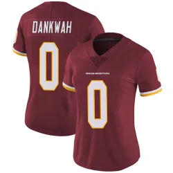 Washington Commanders Women's Limited Burgundy Team Color Vapor Untouchable Jersey (0 Anim Dankwah)