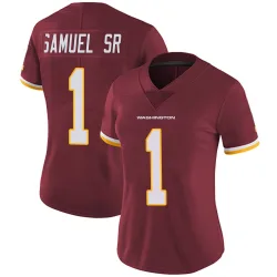 Washington Commanders Women's Limited Burgundy Team Color Vapor Untouchable Jersey (1 Deebo Samuel Sr.)