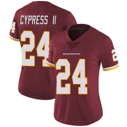Washington Commanders Women's Limited Burgundy Team Color Vapor Untouchable Jersey (24 Fentrell Cypress II)