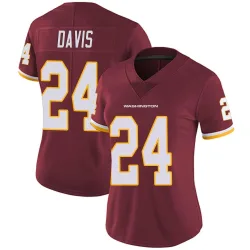Washington Commanders Women's Limited Burgundy Team Color Vapor Untouchable Jersey (24 Michael Davis)