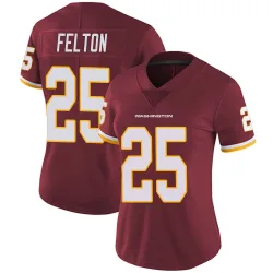 Washington Commanders Women's Limited Burgundy Team Color Vapor Untouchable Jersey (25 Demetric Felton)