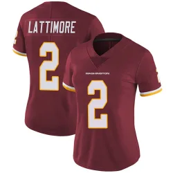 Washington Commanders Women's Limited Burgundy Team Color Vapor Untouchable Jersey (2 Marshon Lattimore)