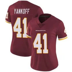 Washington Commanders Women's Limited Burgundy Team Color Vapor Untouchable Jersey (41 Colson Yankoff)
