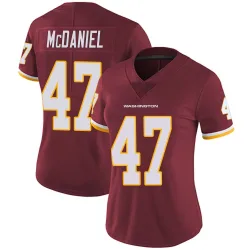 Washington Commanders Women's Limited Burgundy Team Color Vapor Untouchable Jersey (47 Robert McDaniel)