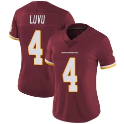 Washington Commanders Women's Limited Burgundy Team Color Vapor Untouchable Jersey (4 Frankie Luvu)