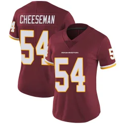 Washington Commanders Women's Limited Burgundy Team Color Vapor Untouchable Jersey (54 Camaron Cheeseman)