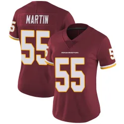 Washington Commanders Women's Limited Burgundy Team Color Vapor Untouchable Jersey (55 Jacob Martin)