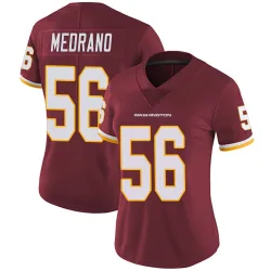 Washington Commanders Women's Limited Burgundy Team Color Vapor Untouchable Jersey (56 Kain Medrano)