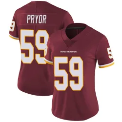 Washington Commanders Women's Limited Burgundy Team Color Vapor Untouchable Jersey (59 Joshua Pryor)