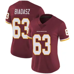 Washington Commanders Women's Limited Burgundy Team Color Vapor Untouchable Jersey (63 Tyler Biadasz)