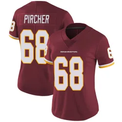 Washington Commanders Women's Limited Burgundy Team Color Vapor Untouchable Jersey (68 Max Pircher)