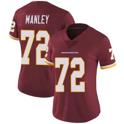 Washington Commanders Women's Limited Burgundy Team Color Vapor Untouchable Jersey (72 Dexter Manley)
