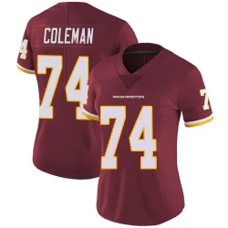Washington Commanders Women's Limited Burgundy Team Color Vapor Untouchable Jersey (74 Brandon Coleman)