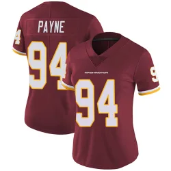 Washington Commanders Women's Limited Burgundy Team Color Vapor Untouchable Jersey (94 Daron Payne)