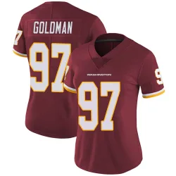 Washington Commanders Women's Limited Burgundy Team Color Vapor Untouchable Jersey (97 Eddie Goldman)