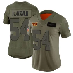 Washington Commanders Women's Limited Camo 2019 Salute to Service Jersey (54 Bobby Wagner)
