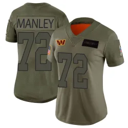 Washington Commanders Women's Limited Camo 2019 Salute to Service Jersey (72 Dexter Manley)