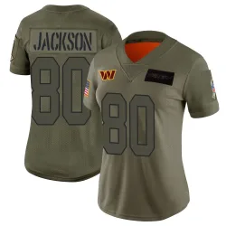 Washington Commanders Women's Limited Camo 2019 Salute to Service Jersey (80 Tyree Jackson)