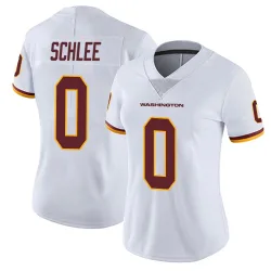 Washington Commanders Women's Limited White Vapor Untouchable Jersey (0 Collin Schlee)