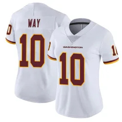 Washington Commanders Women's Limited White Vapor Untouchable Jersey (10 Tress Way)