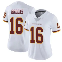 Washington Commanders Women's Limited White Vapor Untouchable Jersey (16 Ja'Corey Brooks)