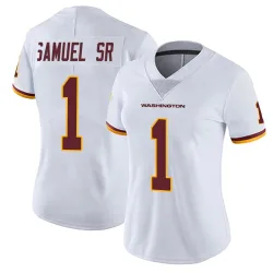 Washington Commanders Women's Limited White Vapor Untouchable Jersey (1 Deebo Samuel Sr.)