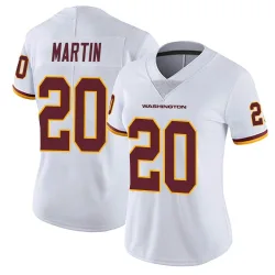 Washington Commanders Women's Limited White Vapor Untouchable Jersey (20 Quan Martin)