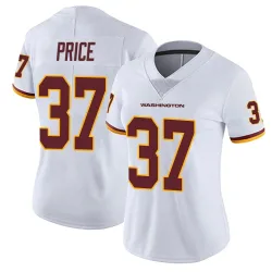 Washington Commanders Women's Limited White Vapor Untouchable Jersey (37 Bobby Price)