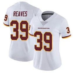 Washington Commanders Women's Limited White Vapor Untouchable Jersey (39 Jeremy Reaves)