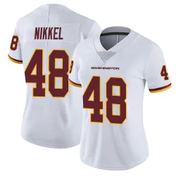 Washington Commanders Women's Limited White Vapor Untouchable Jersey (48 Ben Nikkel)