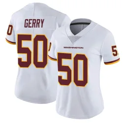 Washington Commanders Women's Limited White Vapor Untouchable Jersey (50 Nate Gerry)