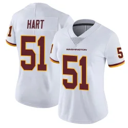 Washington Commanders Women's Limited White Vapor Untouchable Jersey (51 Bobby Hart)