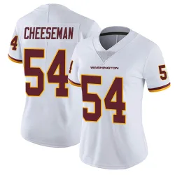 Washington Commanders Women's Limited White Vapor Untouchable Jersey (54 Camaron Cheeseman)