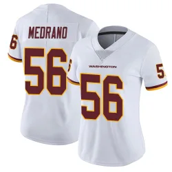 Washington Commanders Women's Limited White Vapor Untouchable Jersey (56 Kain Medrano)