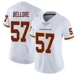 Washington Commanders Women's Limited White Vapor Untouchable Jersey (57 Nick Bellore)