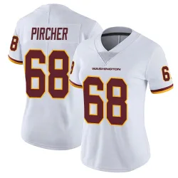 Washington Commanders Women's Limited White Vapor Untouchable Jersey (68 Max Pircher)